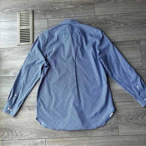 Michael Kors OEKO-TEX Non  Iron Printed Slim Fit Dress Shirt - Picture 12 of 14